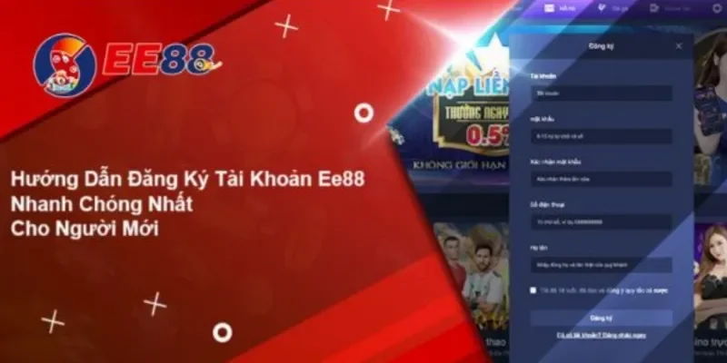 trang chủ 1132 Hướng dẫn cách thức đăng ký & đăng nhập EE88